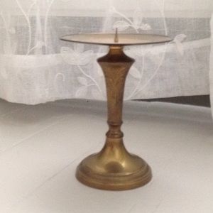 Beautiful brass candle holder